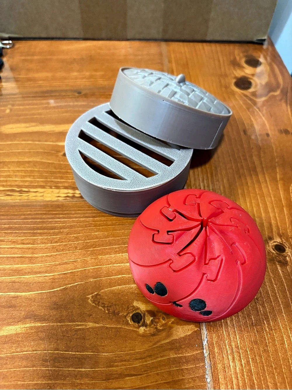 3D Printed Dumpling Fidget Toy with Basket